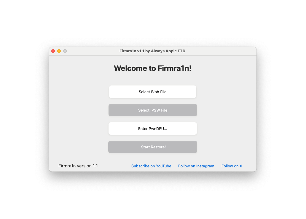 Image for Firmra1n software